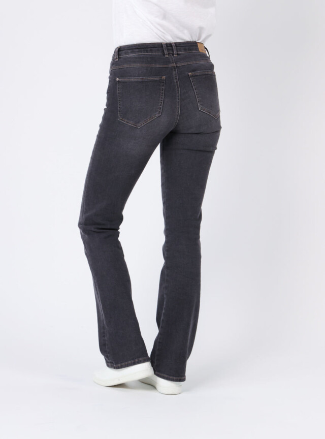 Maison Solfin - Pantalon bootcut femme gris foncé en coton – 50