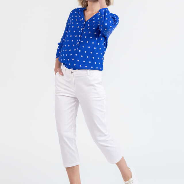 Maison Solfin - Blouse femme en viscose bleu mer – 52