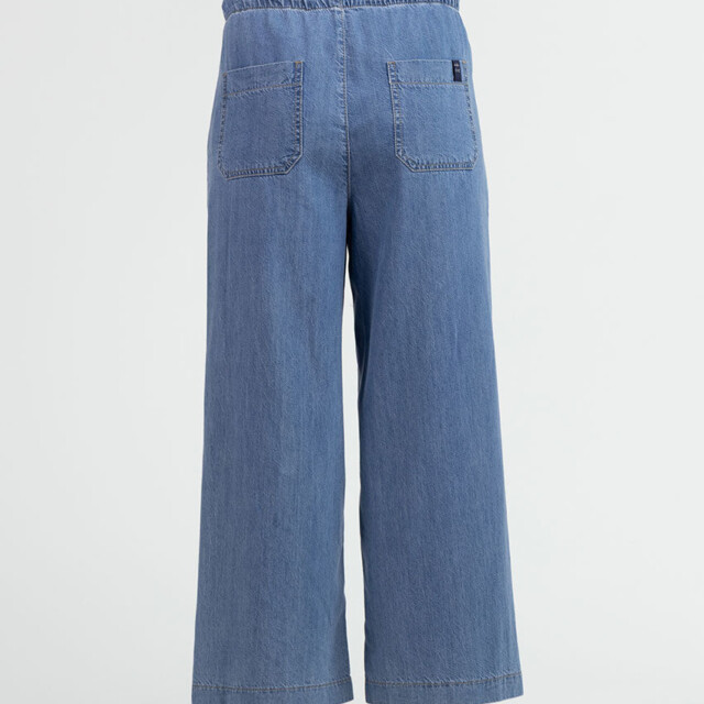Maison Solfin - Pantalon femme fluide coton bleu clair – 50