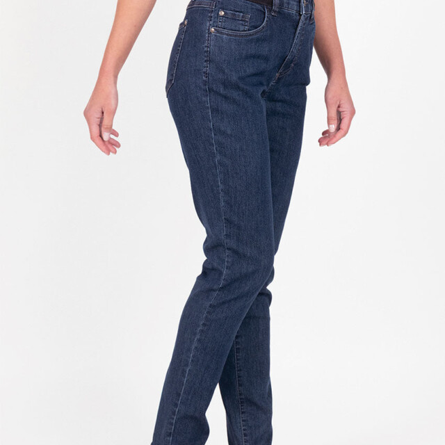 Maison Solfin - Jean femme en coton bleu indigo – 50