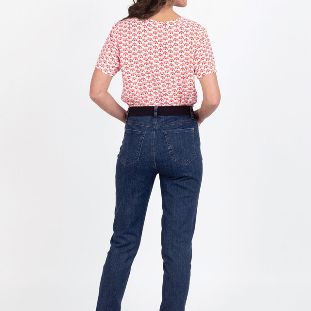 Maison Solfin - Jean femme en coton bleu indigo – 50