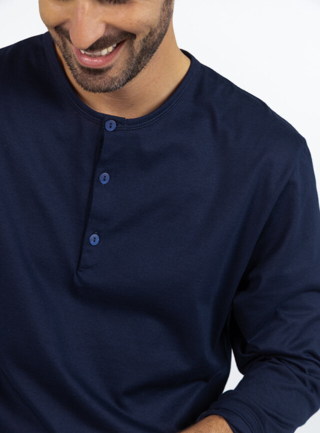 Maison Solfin - Pyjama homme en coton à carreaux verts – 6