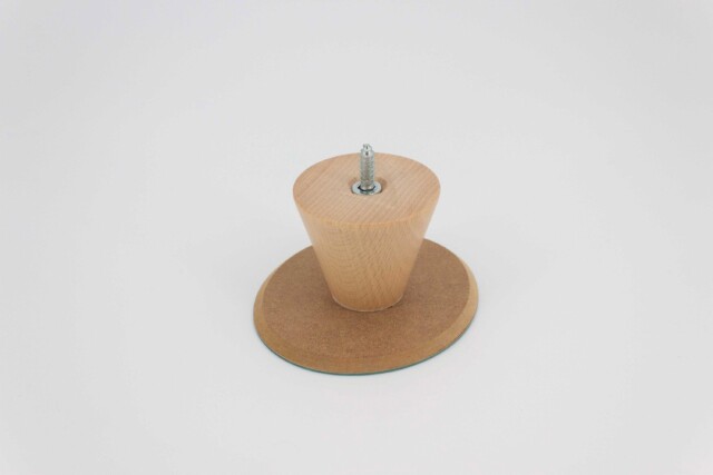 Reine Mère - Bolet - Patères miroirs en hêtre – Grand bolet
