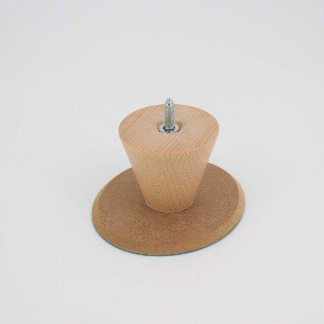 Reine Mère - Bolet - Patères miroirs en hêtre – Grand bolet