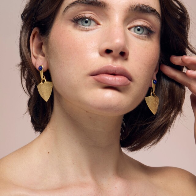 Violaine Muras - Boucles d'Oreilles Frappe-Coeur