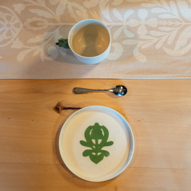 Maison Primavera - Assiette à dessert blanche Cœur - Origines