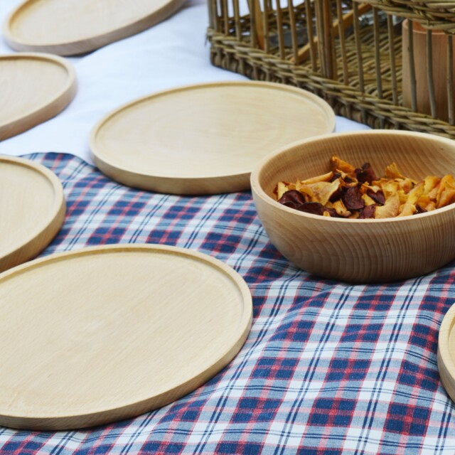 Maison Primavera - Assiette en bois - Origines – Personnalisée (+ 5€)
