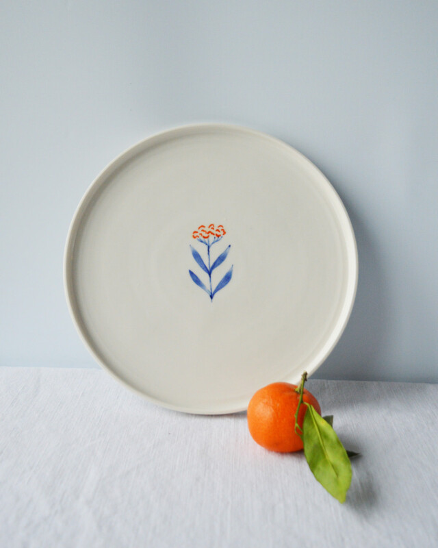 Maison Primavera - Assiette à dessert Flora - motif Primavera