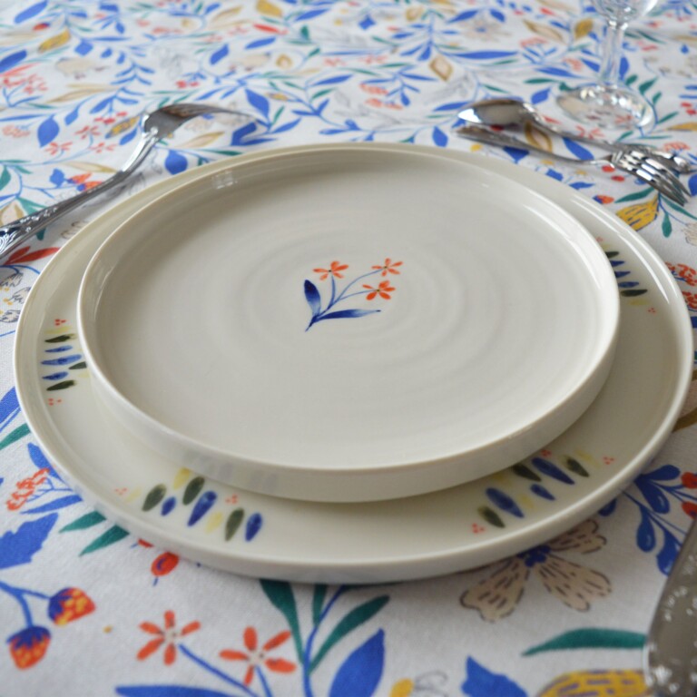 Maison Primavera - Assiette à dessert Ostara - motif Primavera