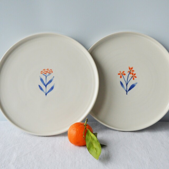 Maison Primavera - Assiette à dessert Ostara - motif Primavera