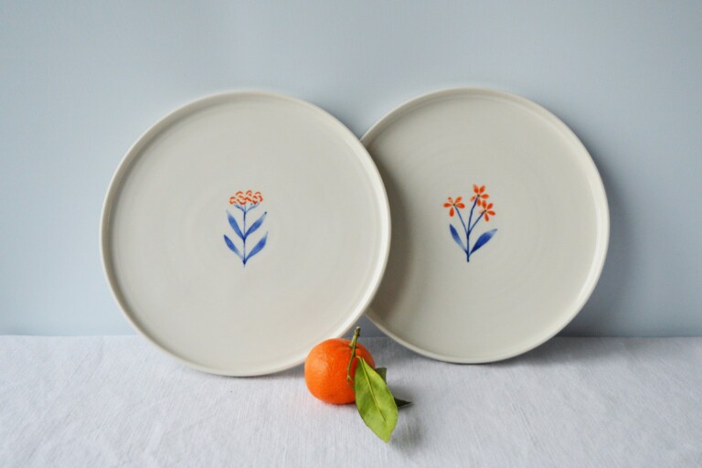 Maison Primavera - Assiette à dessert Ostara - motif Primavera