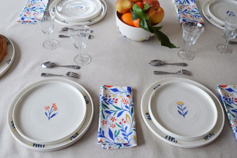 Maison Primavera - Assiette à dessert Ostara - motif Primavera