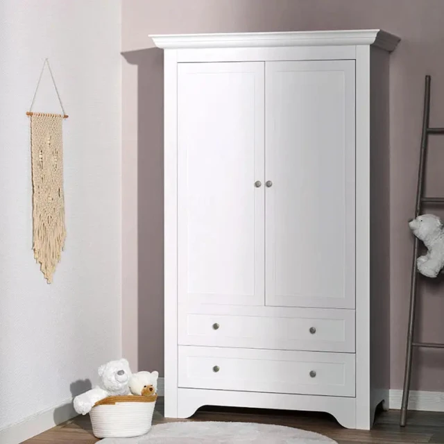 Sofamo - Chambre complète élégante et mobilier blanc SELECT