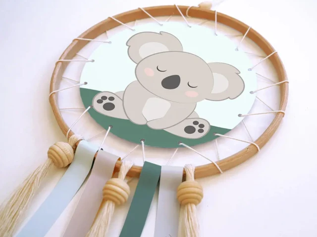 Atelier Baby’Sphère - Attrape-rêve koala personnalisé pour bébé