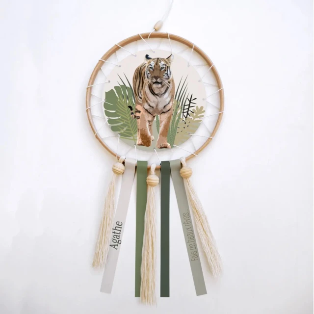 Atelier Baby’Sphère - Kit pour fabriquer un attrape-rêve jungle personnalisé