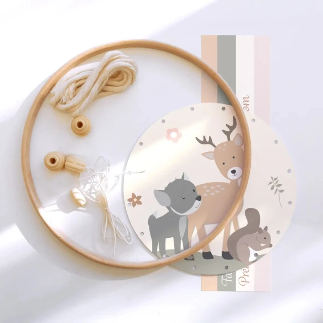 Atelier Baby’Sphère - Attrape-rêves animaux de la forêt personnalisé – DIY ou prêt à suspendre