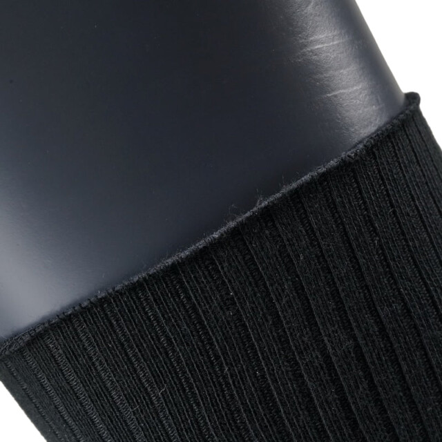 Maison Broussaud - Les non-comprimantes - chaussettes homme - coton noir – 43/46 / Noir