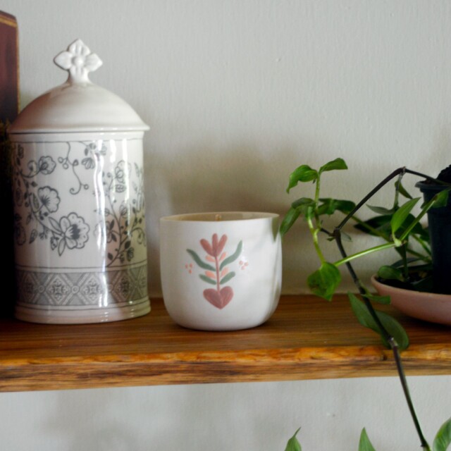 Maison Primavera - Bougie tasse à café - Origines – Base cœur clair