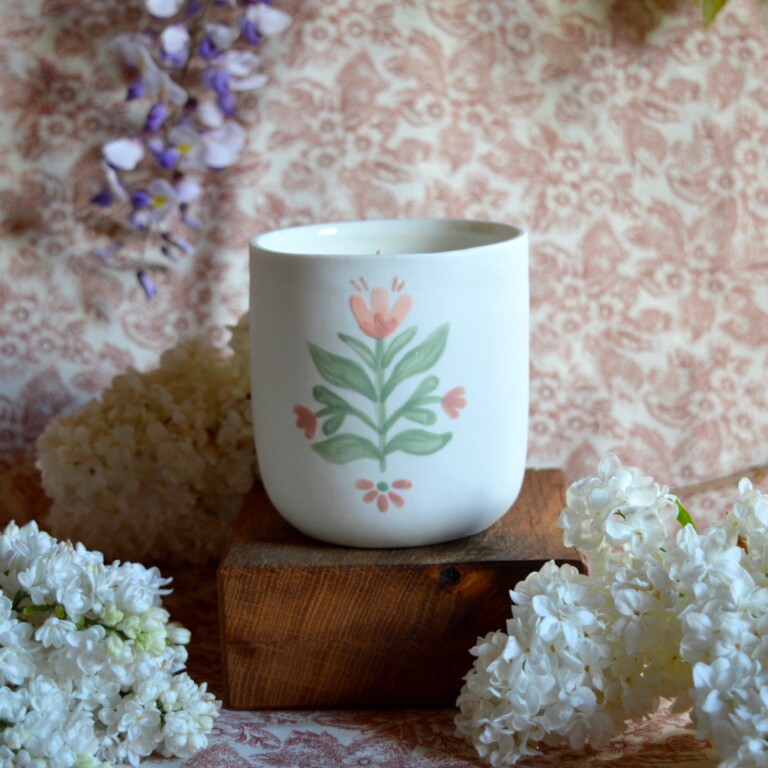 Maison Primavera - Bougie tasse à thé - Origines – Feuillage vert