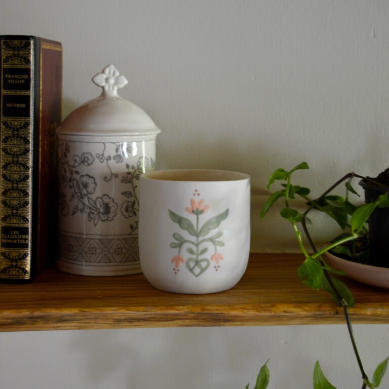 Maison Primavera - Bougie tasse à thé - Origines – Feuillage vert