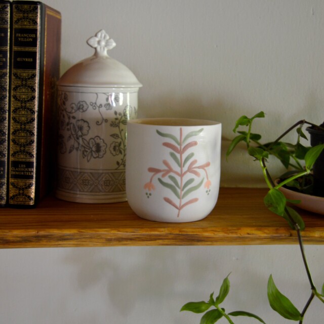 Maison Primavera - Bougie tasse à thé - Origines – Feuillage vert