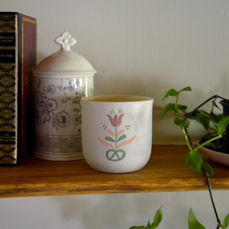 Maison Primavera - Bougie tasse à thé - Origines – Feuillage vert