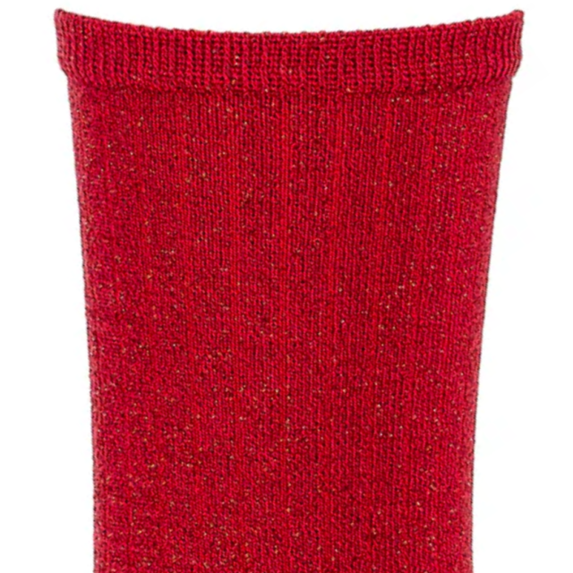 Maison Broussaud - Les côtelées Armor-lux x Maison Broussaud - chaussettes femme - coton rouge – 39/41 / ROUGE