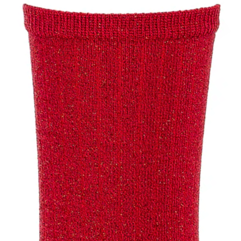 Maison Broussaud - Les côtelées Armor-lux x Maison Broussaud - chaussettes femme - coton rouge – 39/41 / ROUGE