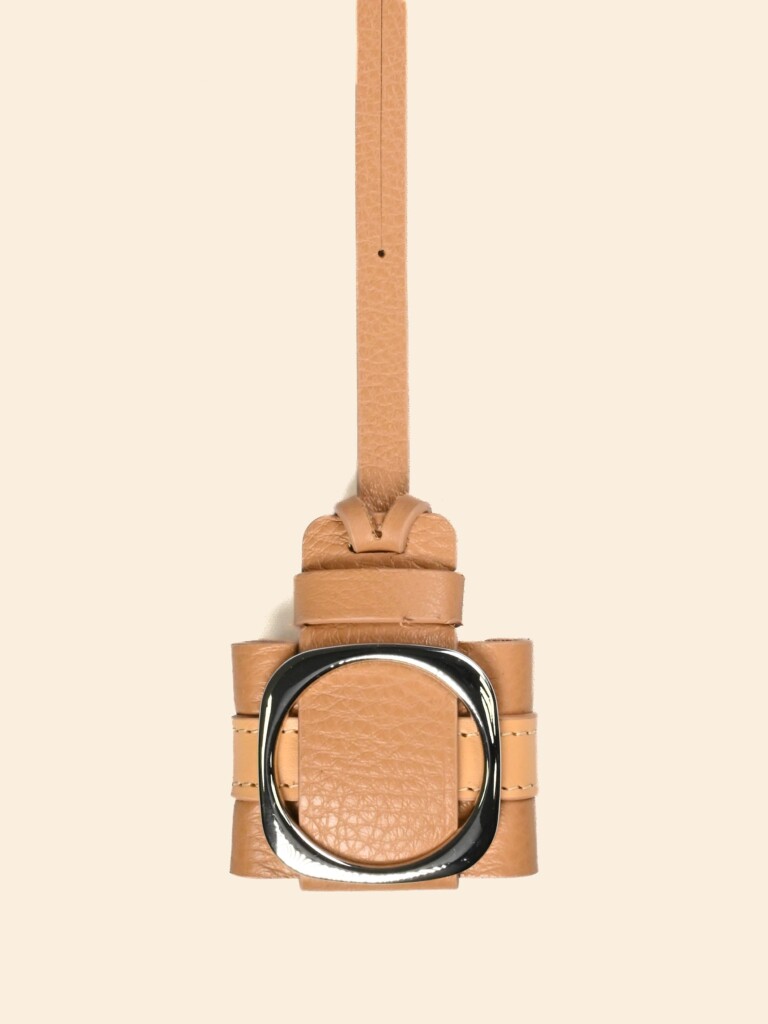Bijoux de sac cuir luxe5 Ma boutique - Lehena Sable