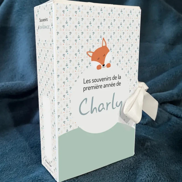Atelier Baby’Sphère - Coffret Naissance Petit Renard – Cadeau Bébé Personnalisé et Évolutif