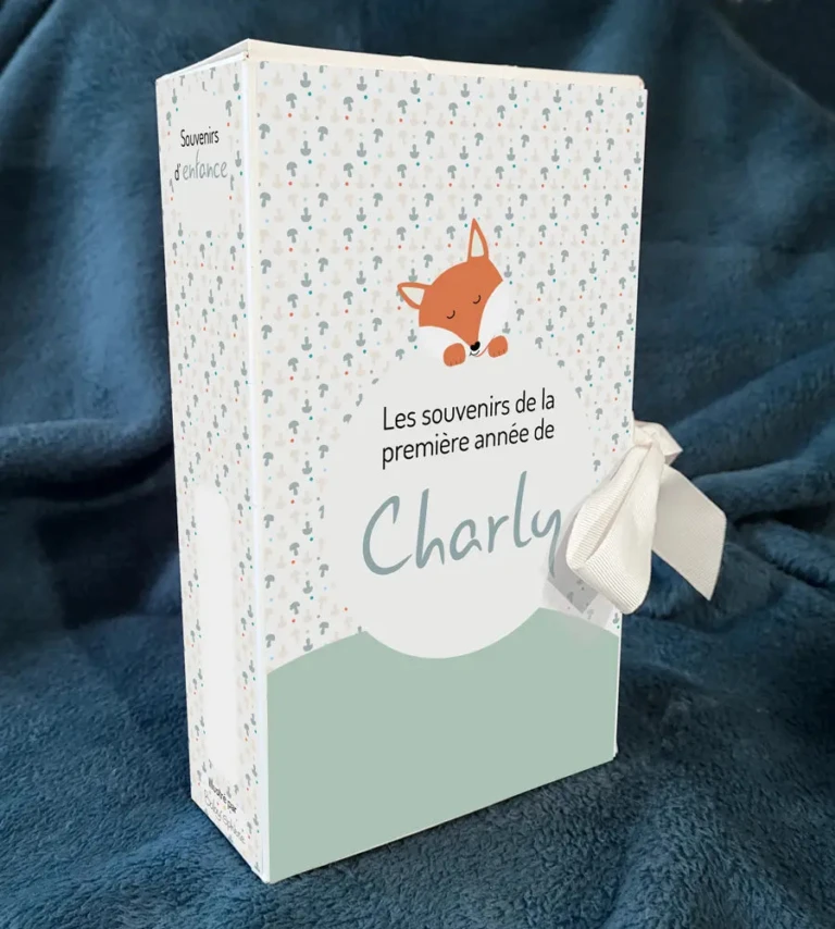 Atelier Baby’Sphère - Coffret Naissance Petit Renard – Cadeau Bébé Personnalisé et Évolutif – Oui