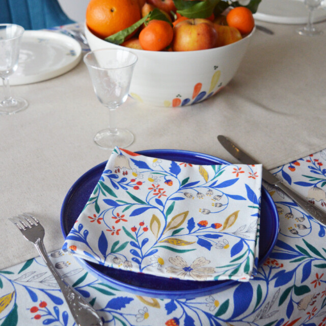 Maison Primavera - Chemin de table - naturel Primavera