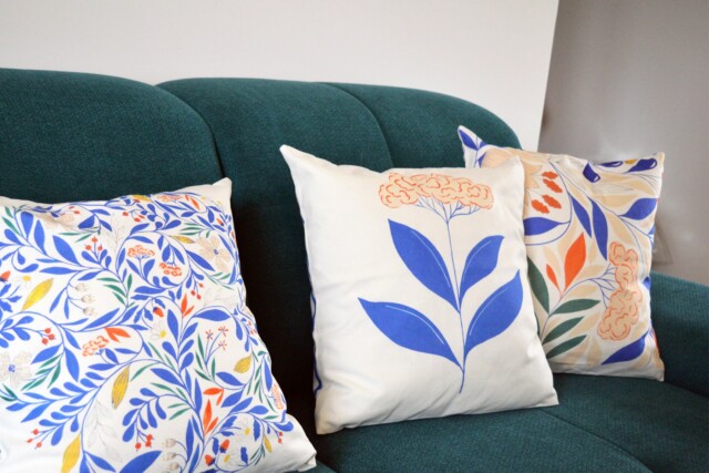 Maison Primavera - Coussin Spirae - motif Primavera
