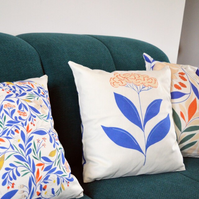 Maison Primavera - Coussin Spirae - motif Primavera