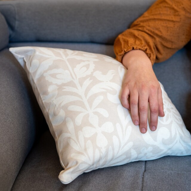 Maison Primavera - Coussin Grès rose - Origines