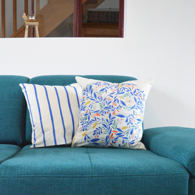 Maison Primavera - Coussin Primula - motif Primavera