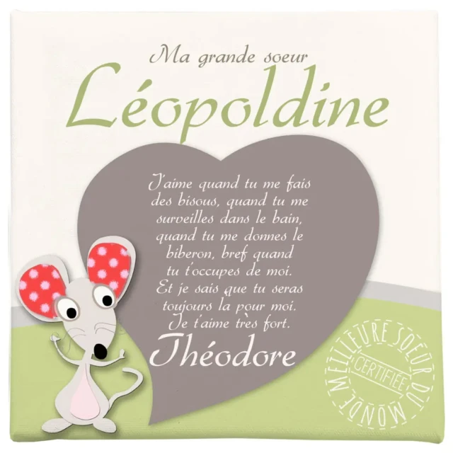 Histoire de souris d’une formidable grande soeur par la marque L’Atelier BABY’SPHERE L’Atelier BABY’SPHERE - Histoire de souris d’une formidable grande soeur