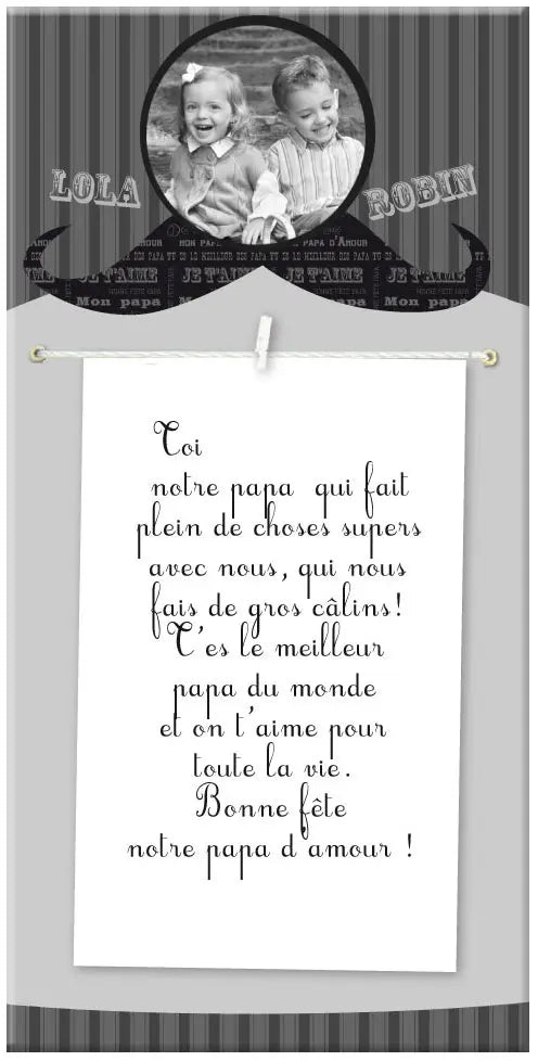 L’Atelier BABY’SPHERE - Cadre porte message ou photo
