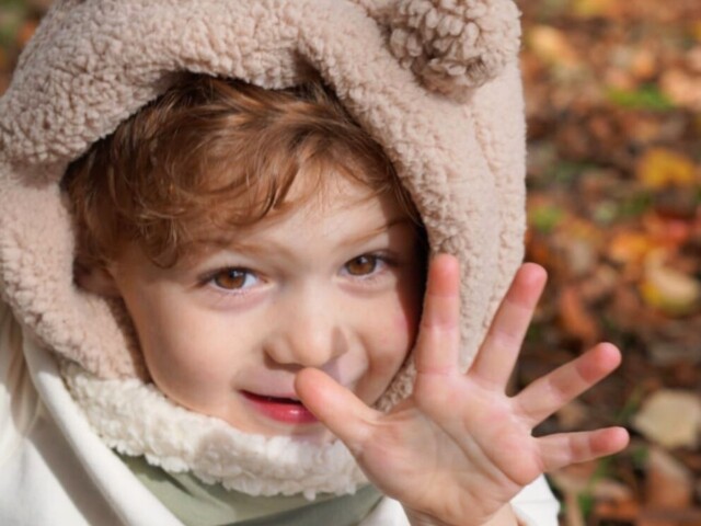 Petit Pote - Cagoule Ourson Sherpa beige 0-12M
