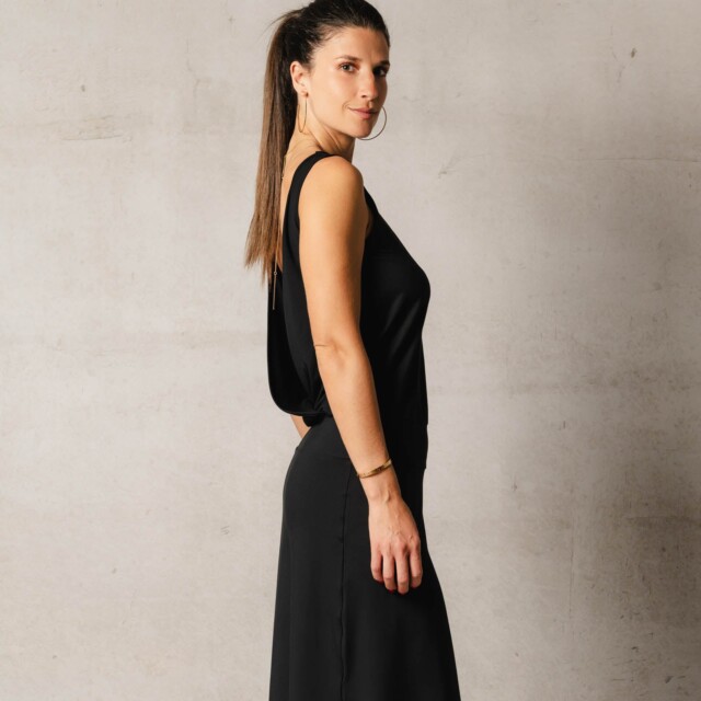 Thelma Rose - Robe dos nu Celia – 44 / Noir