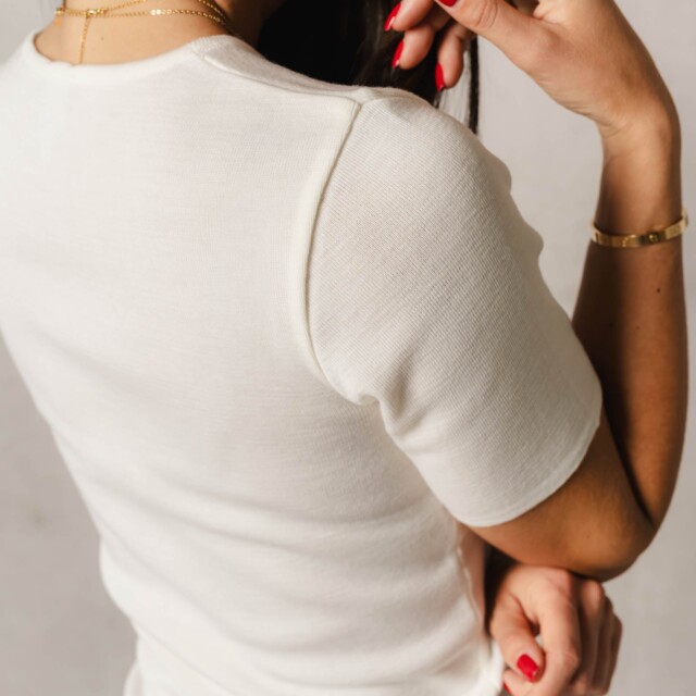 Thelma & Rose - Pull 100% mérinos Chloé – 3 / Bleu marine