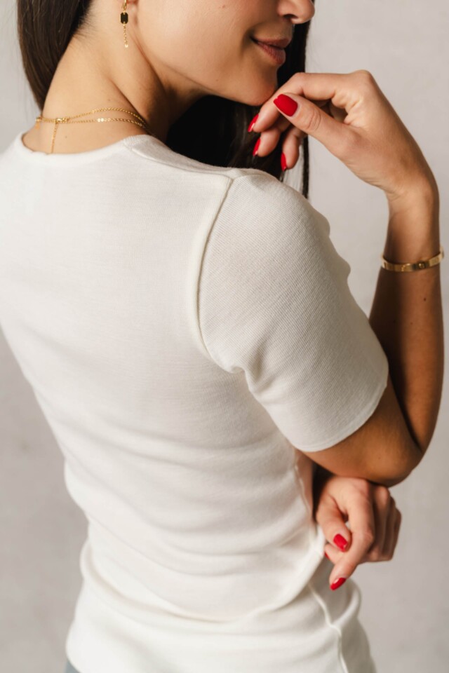 Thelma & Rose - Pull 100% mérinos Chloé – 3 / Bleu marine