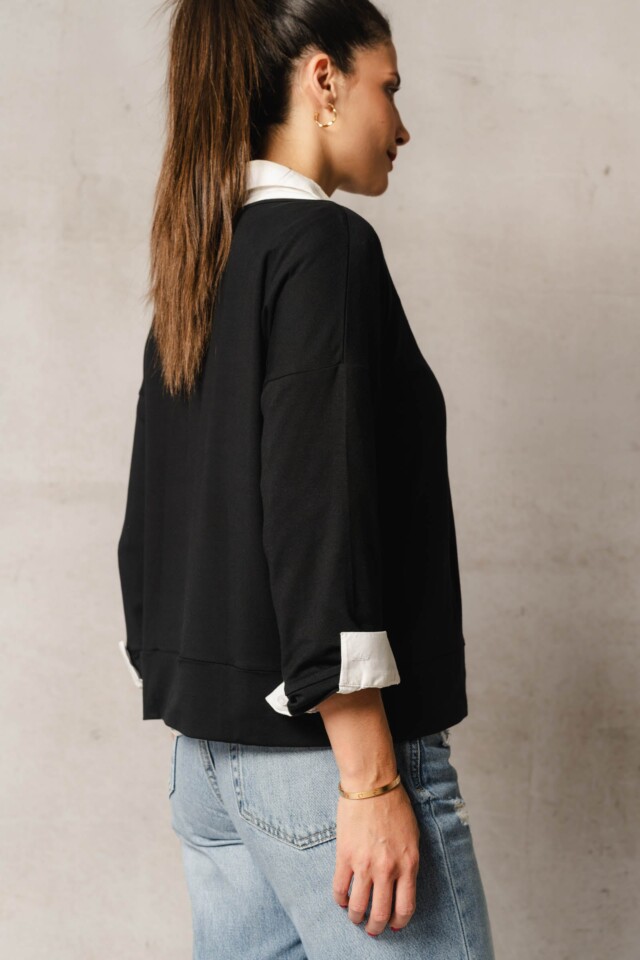 Thelma Rose - Sweat sans capuche Cléa – T3 (42/44) / Noir