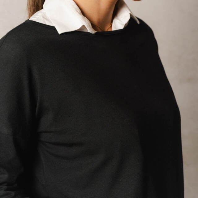 Thelma Rose - Sweat sans capuche Cléa – T3 (42/44) / Noir