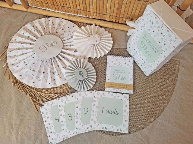 Atelier Baby’Sphère - Coffret Cadeau de Naissance ou Baptême – Thème Nature & DIY