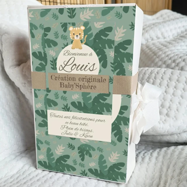Atelier Baby’Sphère - Coffret naissance complet ambiance safari