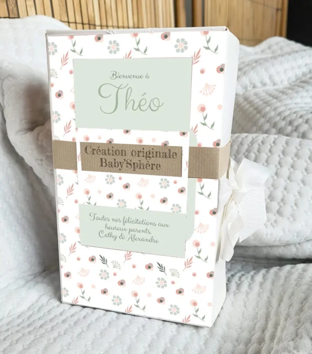 L’Atelier BABY’SPHERE - Coffret Cadeau de Naissance ou Baptême – Thème Nature & DIY
