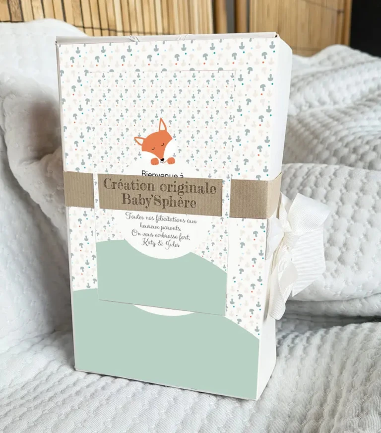 Atelier Baby’Sphère - Coffret Naissance Petit Renard – Cadeau Bébé Personnalisé et Évolutif – Oui
