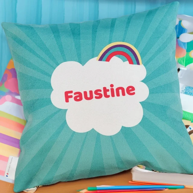 Atelier Baby’Sphère - Coussin sieste maternelle Kawaii avec motif d’adorables animaux