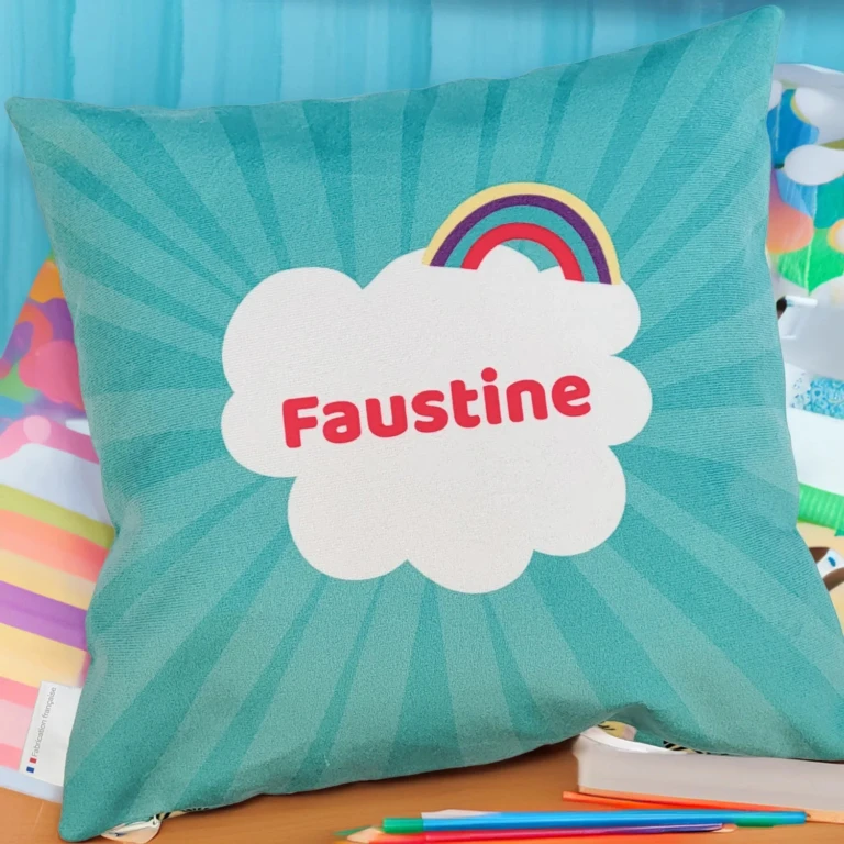 Atelier Baby’Sphère - Coussin sieste maternelle Kawaii avec motif d’adorables animaux